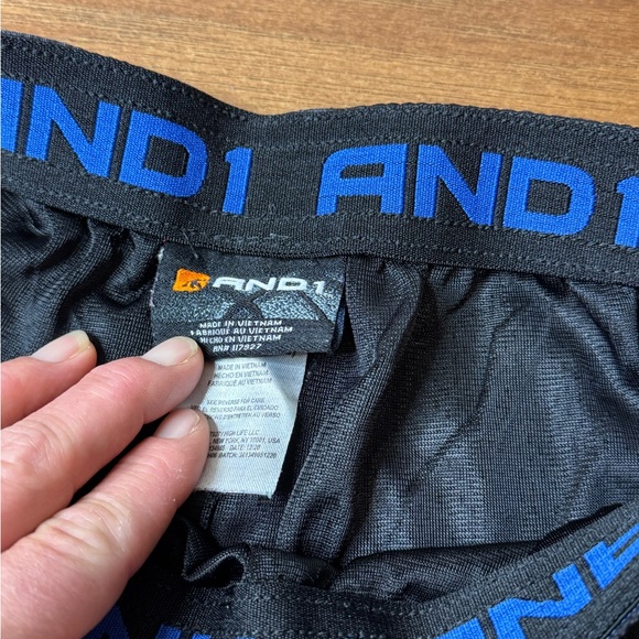 AND1 Boy’s Gray and Blue Camo Shorts - Picture 5 of 6